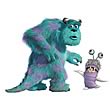 Monsters Inc. Sulley and Boo Giant Peel and Stick Wall Decal
